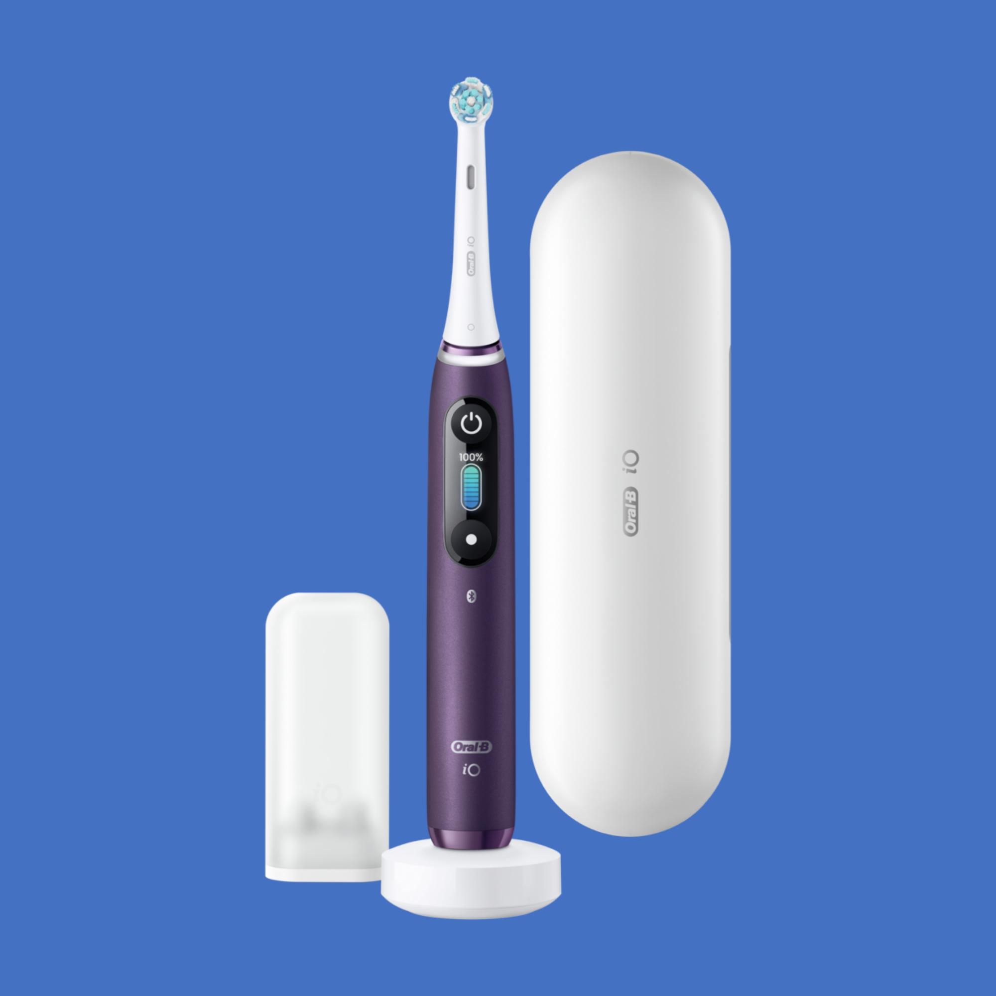Oral-B iO8 Violet Electric Toothbrush with Travel Case | Official